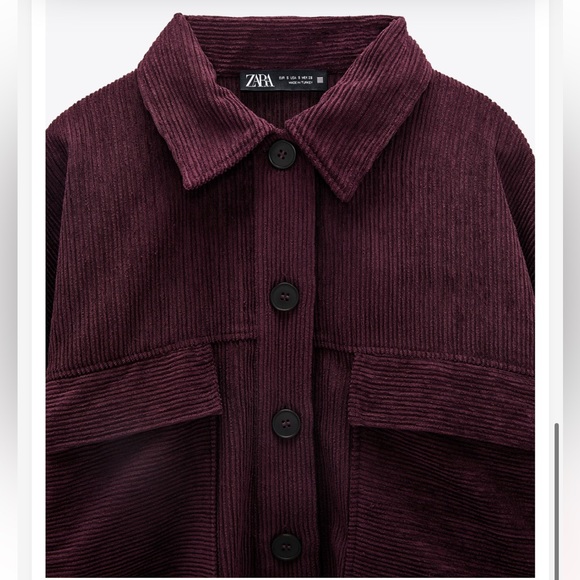 Zara Purple Oversized button up - Picture 11 of 11